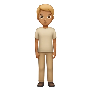 person standing thinking sticker