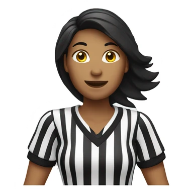 volleyball woman referee  sticker
