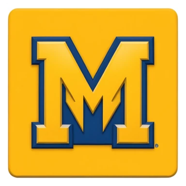 Michigan Wolverines logo sticker