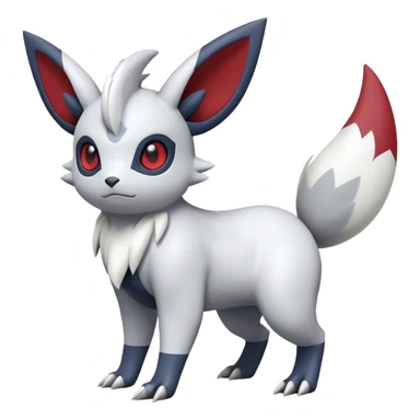 Zangoose-Absol-Minccino-Pokémon-Fakémon-hybrid-creature (full body) sticker