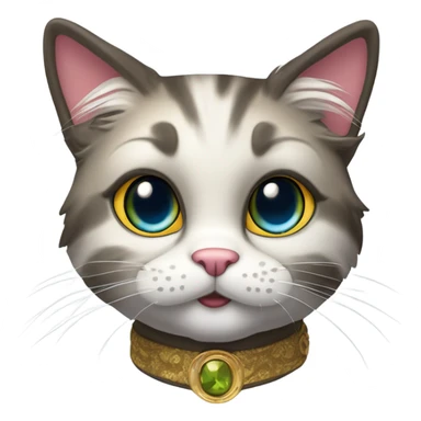 Super rich cat sticker