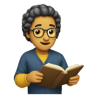 Bookworm sticker