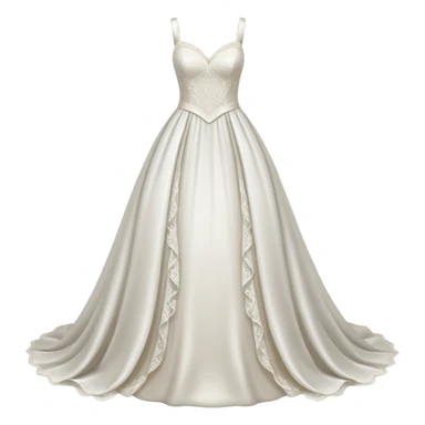 Wedding dress sticker