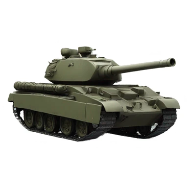 Russian tank 1990 in profile sticker