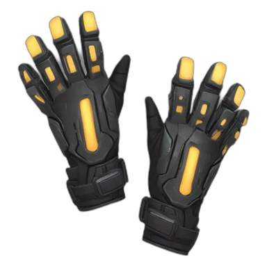 Futuristic Doom Gloves sticker