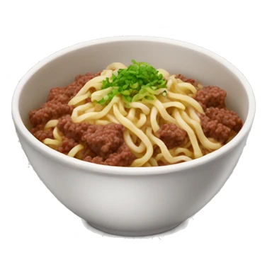 ground beef noodles in a bowl sticker