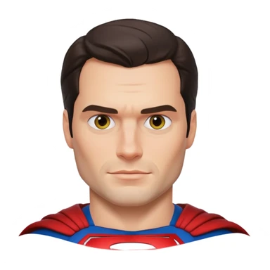 emoji of man of steel henry ccavill sticker