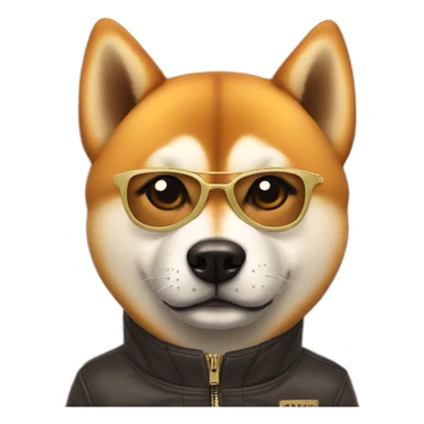 super-cool-shiba sticker