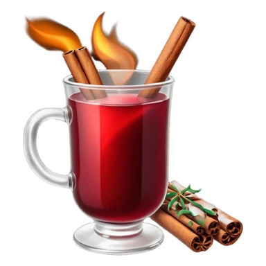 hot mulled wine sticker