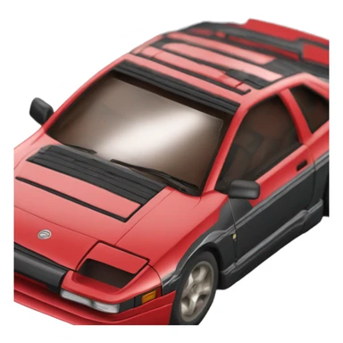 1989 Nissan 300zx red sticker