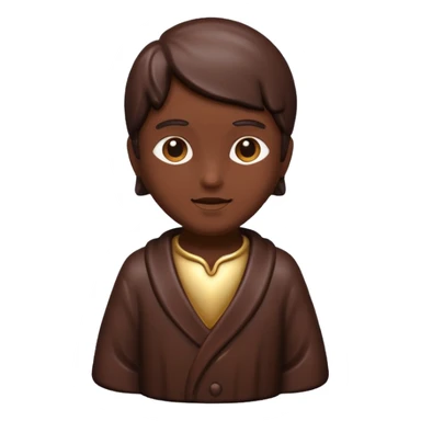 chocolate statue sticker