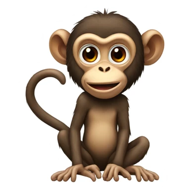 monkey with a roach  sticker