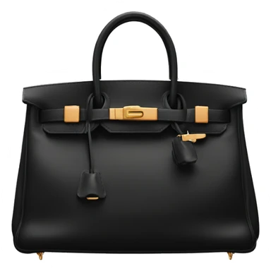 Hermès black bag sticker