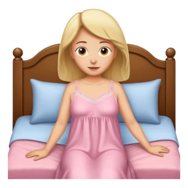 Mom getting up from bed  sticker