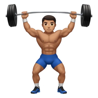 Weight lifter sticker