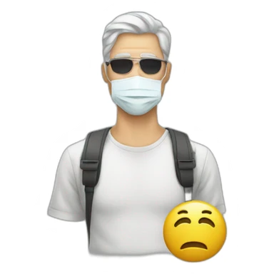 man-mask-bag-of-money sticker