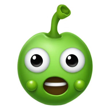 Puka teeny with some peas sticker