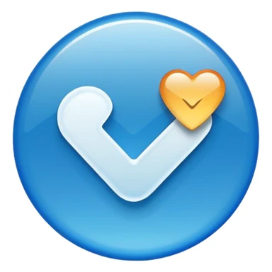 Create a instagram verified blue tick sticker