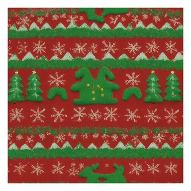 ugly christmas sweater sticker