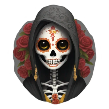 Santa muerte sticker
