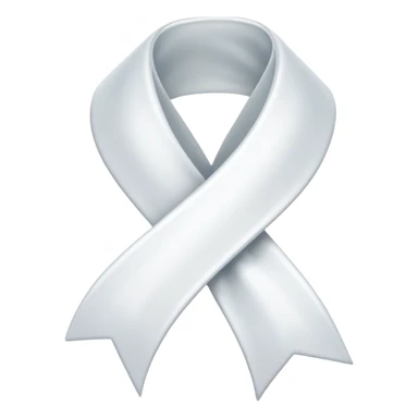 Beyaz kurdele  sticker