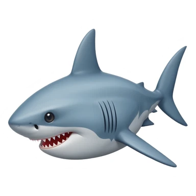 Tête Requin avec une étoile dans 1 oeil sticker