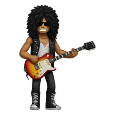 Slash full body with guitar sticker