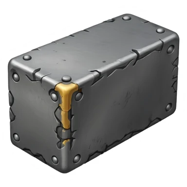 medieval steel ingot sticker