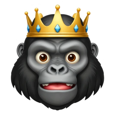 king gorilla sticker