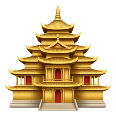 budha temple sticker