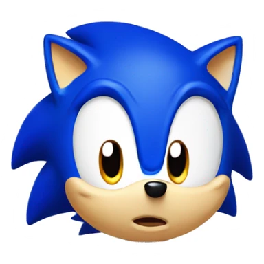 cute Sonic the Hedgehog sticker