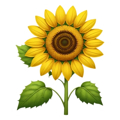 Sunflower sticker