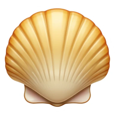 light beige shell sticker