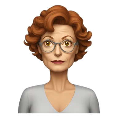 Susan Sarandon serious sticker