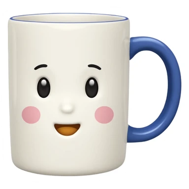 cute mug simplepattern sticker