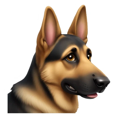 German shepherd dog  sticker