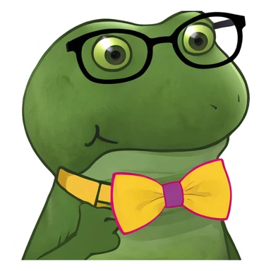ugly frog sticker