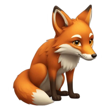 fox paulistinha sticker