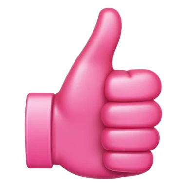 make me a pink thumbs up sticker