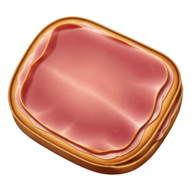fette sottili  di prosciutto cotto chiaro  (Ham) sticker