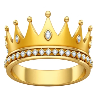 anillo de cumpleañera de 15 años con corona de princeca sticker