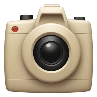 Kamera in beige sticker