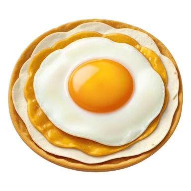 tostada con huevo sticker