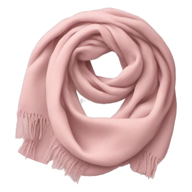 Pale pink scarf sticker