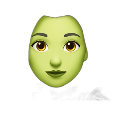 half-orc paladin woman sticker