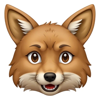 Coyote crying tears sticker