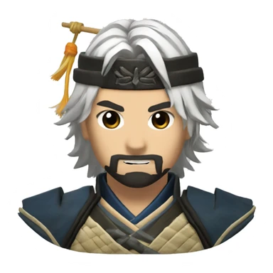 raiden shogun from genshin impact sticker