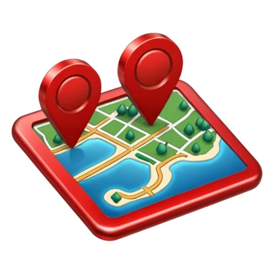 pin on map sticker