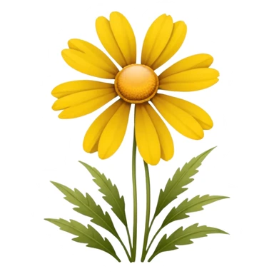 Plains coreopsis sticker