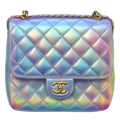 Iridescent Chanel bag sticker